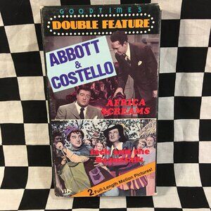 Abbott & Costello Double Feature Africa Dreams & Jack and the Beanstalk VHS